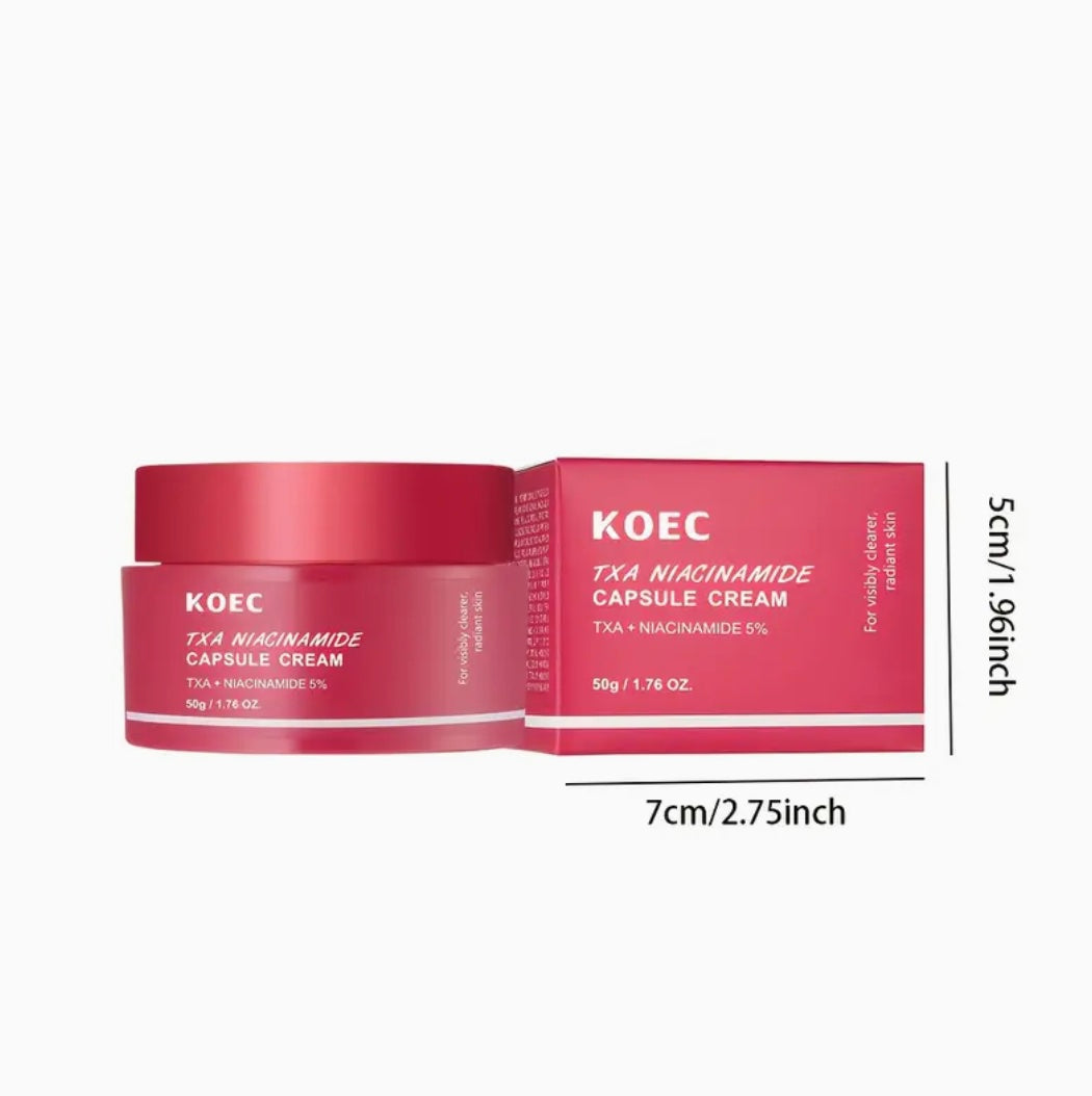 KOEC TXA Niacinamide Capsule Cream & Serum Skincare Set