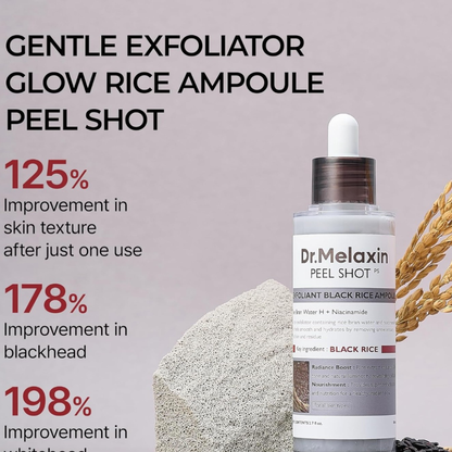 Dr. Melaxin Peel Shot Glow : Black Rice Peeling Ampoule