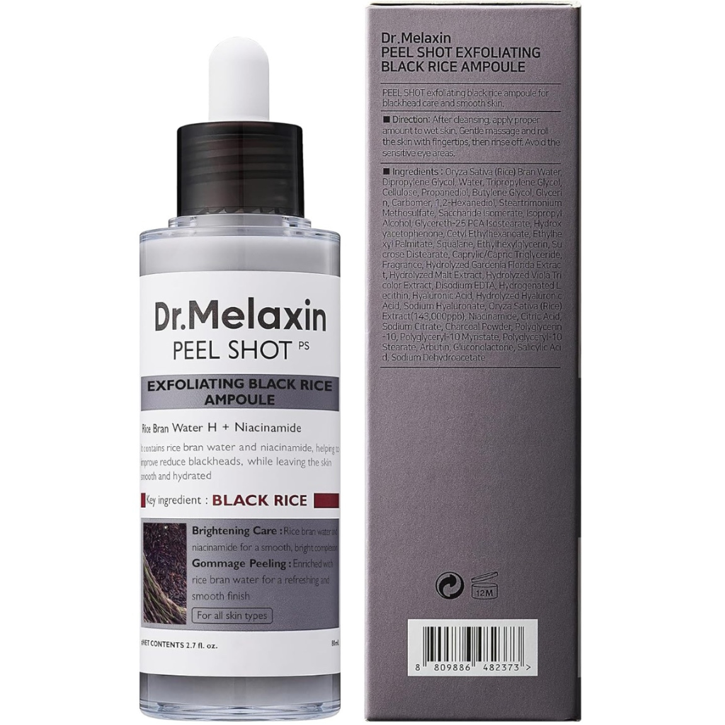 Dr. Melaxin Peel Shot Glow : Black Rice Peeling Ampoule