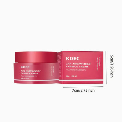 KOEC TXA Niacinamide Capsule Cream & Serum Skincare Set